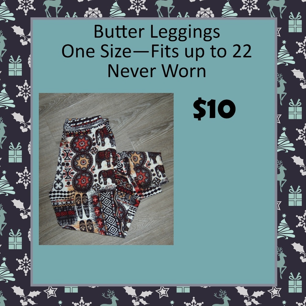 Soft Butter Leggings, OS NWOT